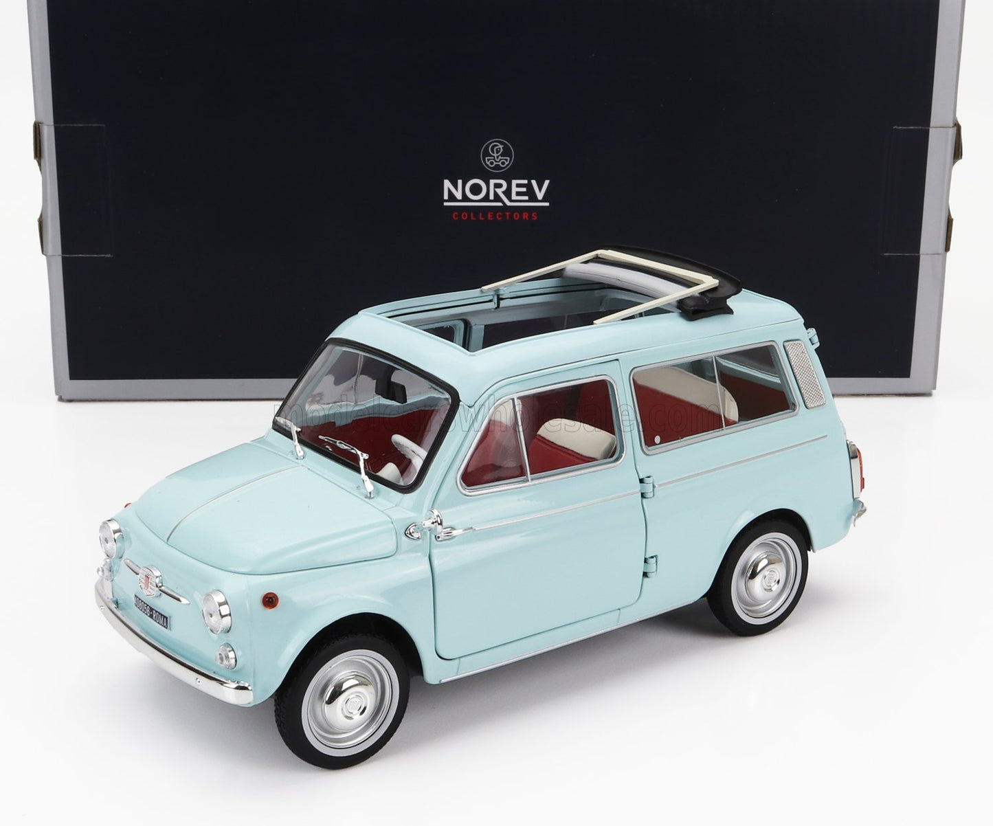 NOREV - FIAT - 500 GIARDINIERA 1964 - LIGHT BLUE