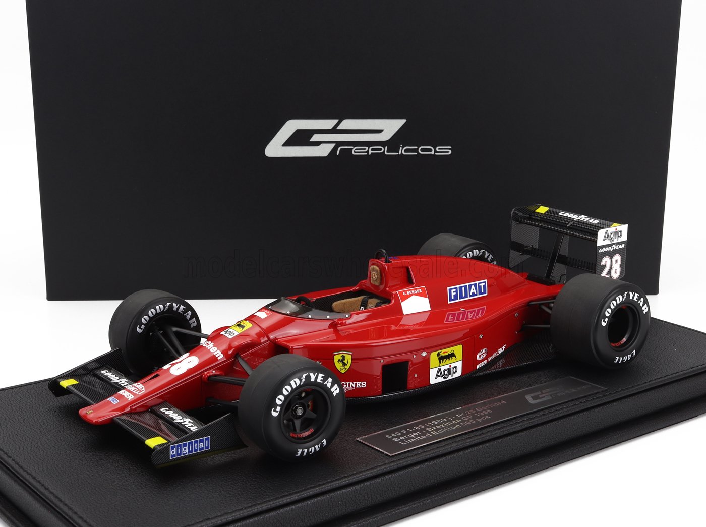 GP-REPLICAS - FERRARI - F1 640 F1-89 N 28 BRAZILIAN GP 1989 GERARD BERGER