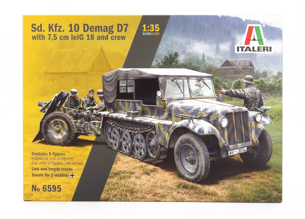 ITALERI - TANK - 10 DEMAG D7 TRUCK CINGOLATO MILITARY 1945