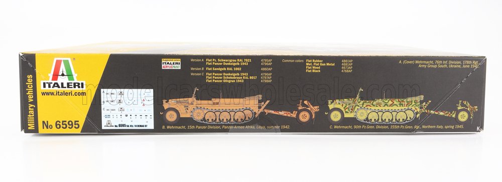 ITALERI - TANK - 10 DEMAG D7 TRUCK CINGOLATO MILITARY 1945