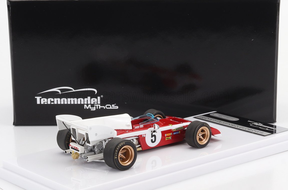 TECNOMODEL - 1/43 - FERRARI - F1 312B2 N 5 SOUTH AFRICA GP 1972 J.ICKX - RED WHITE