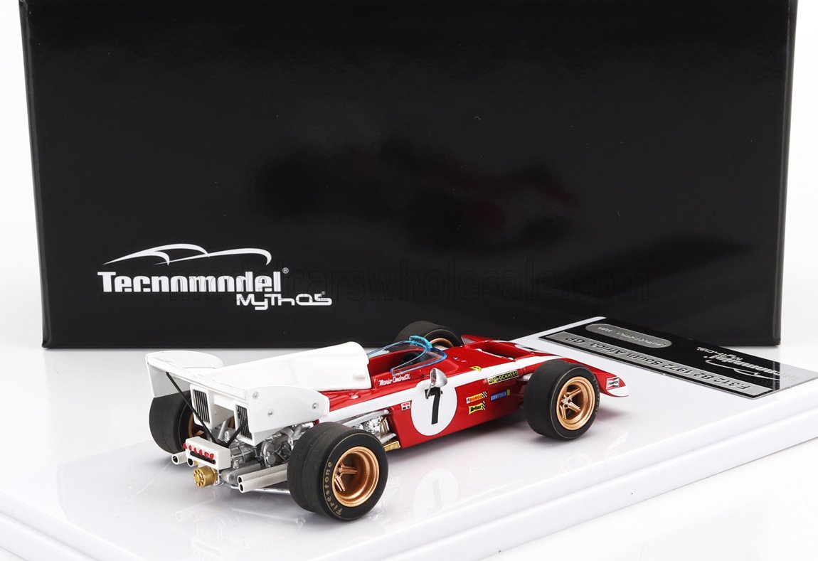 TECNOMODEL - 1/43 - FERRARI - F1 312B2 N 7 SOUTH AFRICA GP 1972 M.ANDRETTI - RED WHITE