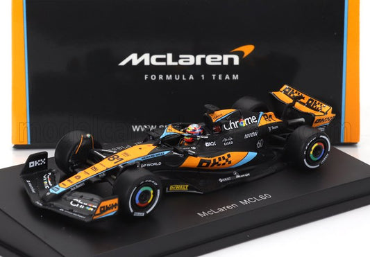 SPARK-MODEL - 1/64 - McLAREN - F1 MCL60 TEAM McLAREN N 81 SEASON 2023 OSCAR PIASTRI - ORANGE BLACK BLUE