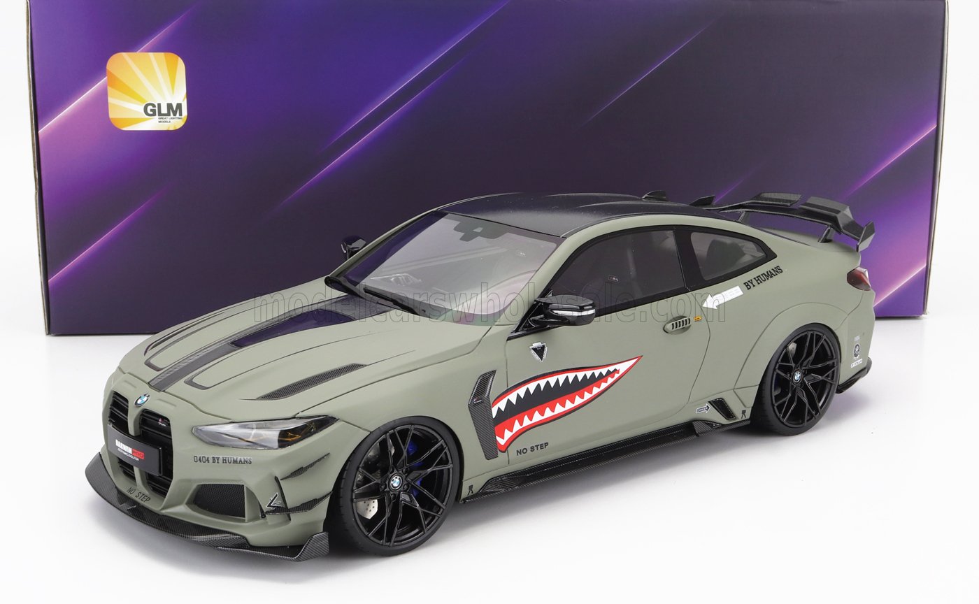 GLM-MODELS - 1/18 - BMW - 4-SERIES M4 (G82) IMP-PERFORMANCE BY HUMANS LOUISIANA 2022 - LIZARD GREY