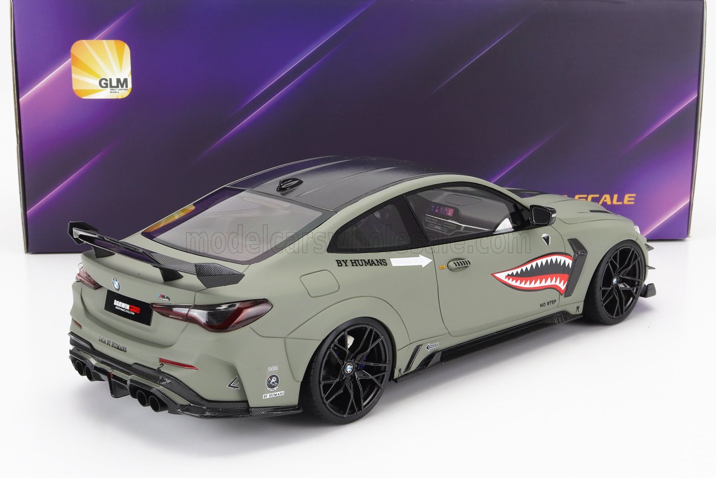 GLM-MODELS - 1/18 - BMW - 4-SERIES M4 (G82) IMP-PERFORMANCE BY HUMANS LOUISIANA 2022 - LIZARD GREY