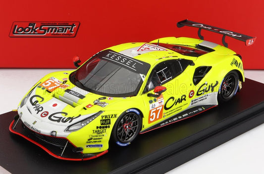 LOOKSMART - FERRARI - 488 GTE EVO 3.9L TURBO V8 TEAM KESSEL RACING N 57 24h LE MANS 2022 T.KIMURA - F.SCHANDORFF - M.JENSEN