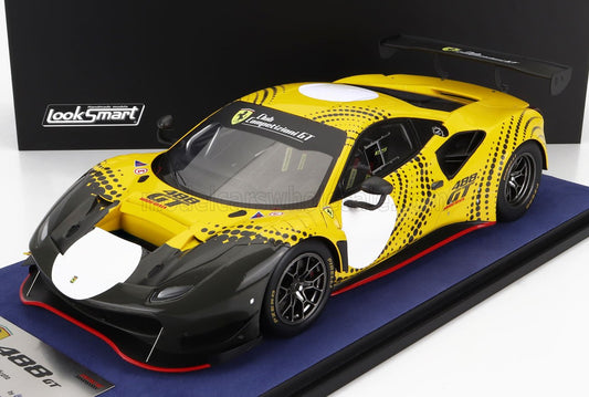 LOOKSMART - FERRARI - 488 GT MODIFICATA CLUB COMPETIZIONI GT 2020 - CON VETRINA - WITH SHOWCASE