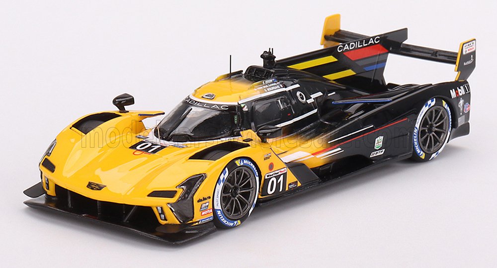 TRUESCALE - 1/18 - CADILLAC - V-LMDH TEAM CHIP GANASSI RACING N 01 3rd 24h DAYTONA 2023 S.BOURDAIS - R.VAN DER ZANDE - S.DIXON - YELLOW BLACK