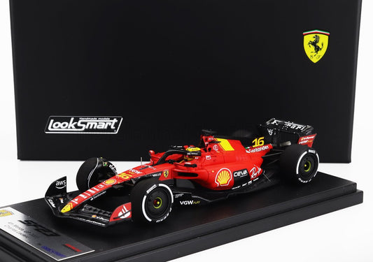 LOOKSMART - 1/43 - FERRARI - F1 SF-23 TEAM SCUDERIA FERRARI N 16 MONZA GP 2023 CHARLES LECLERC - RED BLACK