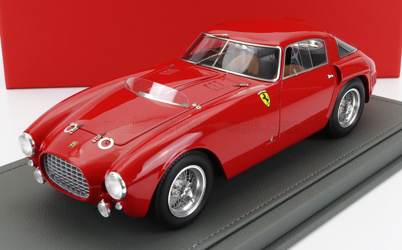 BBR-MODELS - 1/18 - FERRARI - 340MM s/n0320 1953 - CON VETRINA - WITH SHOWCASE - RED