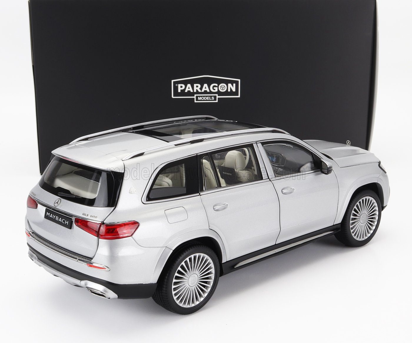 PARAGON-MODELS - 1/18 - MERCEDES BENZ - MAYBACH GLS-CLASS GLS600 4-MATIC (X167) 2019 - SILVER