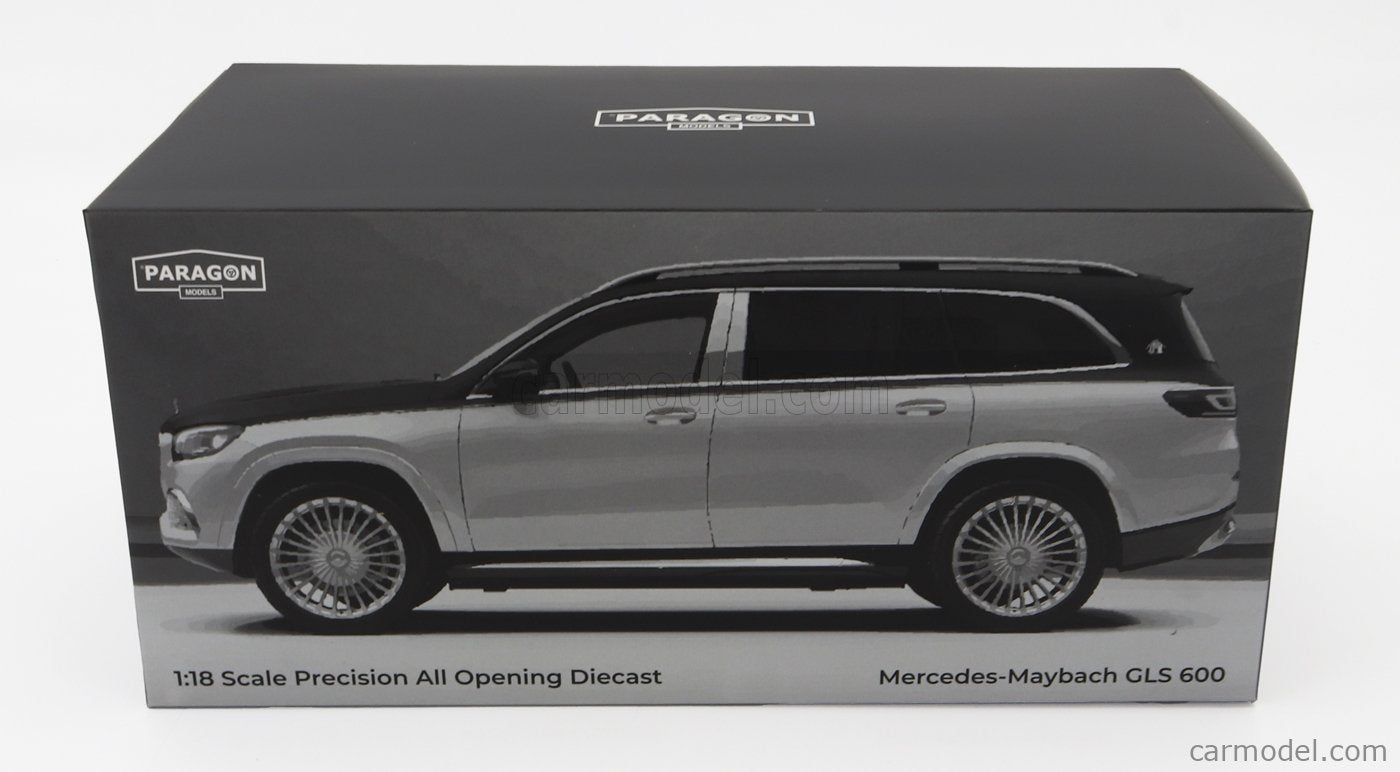 PARAGON-MODELS - 1/18 - MERCEDES BENZ - MAYBACH GLS-CLASS GLS600 4-MATIC (X167) 2019 - SILVER