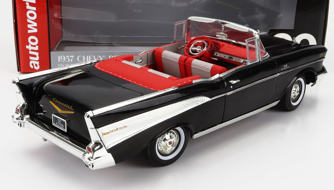 AUTOWORLD - CHEVROLET - BEL AIR CABRIOLET - SPIDER 1955 - 007 JAMES BOND - Dr. NO - LICENZA DI UCCIDERE