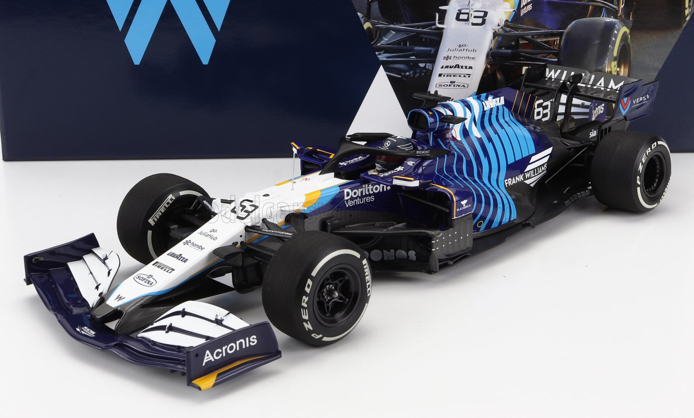 MINICHAMPS - WILLIAMS - F1 FW43B MERCEDES M12 EQ POWER+ TEAM WILLIAMS RACING N 63 SAUDI ARABIA GP 2021 GEORGE RUSSEL