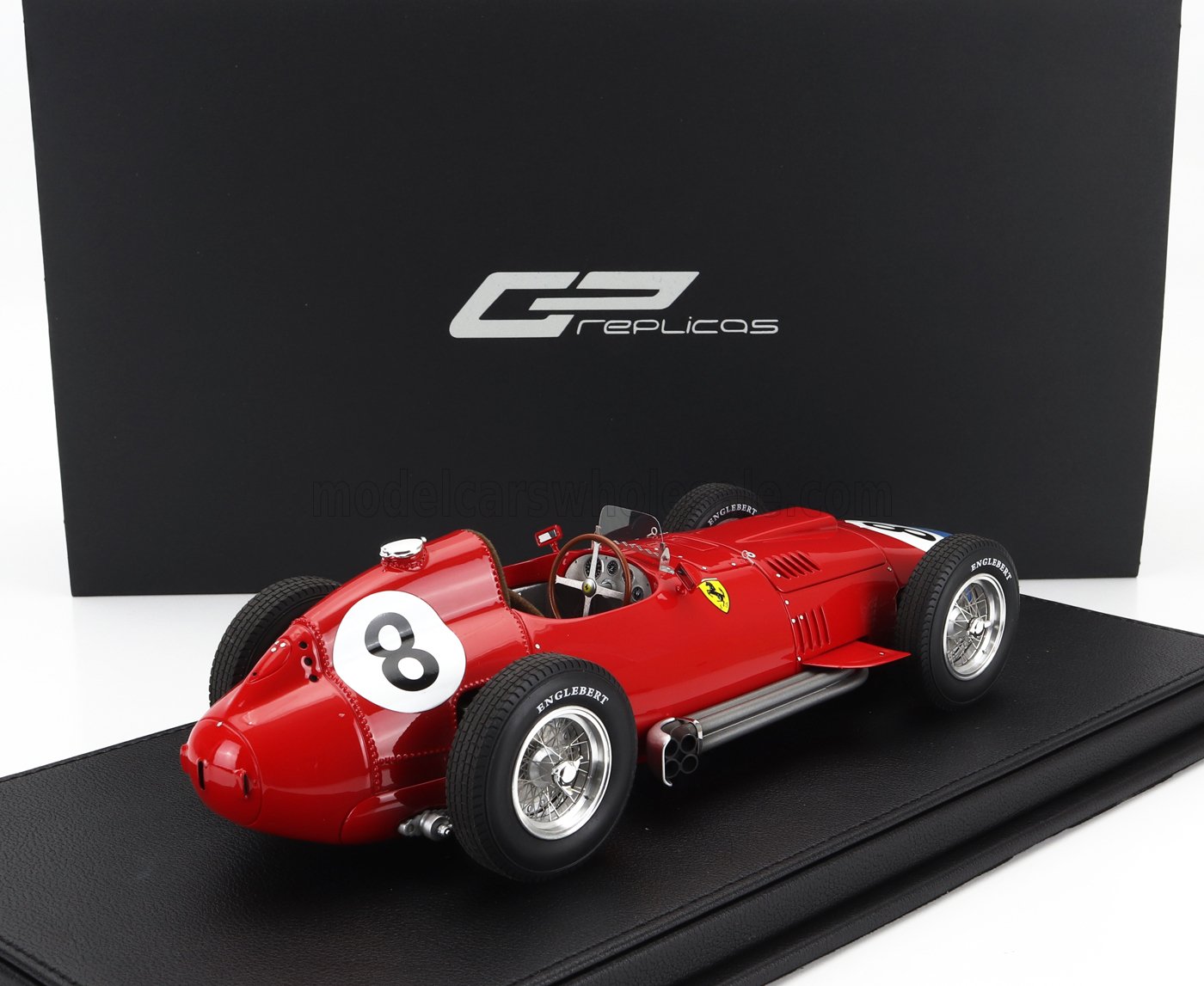 GP-REPLICAS - 1/18 - FERRARI - F1 801 N 8 2nd GERMANY NURBURGRING GP 1957 M.HAWTHORN - RED BLUE