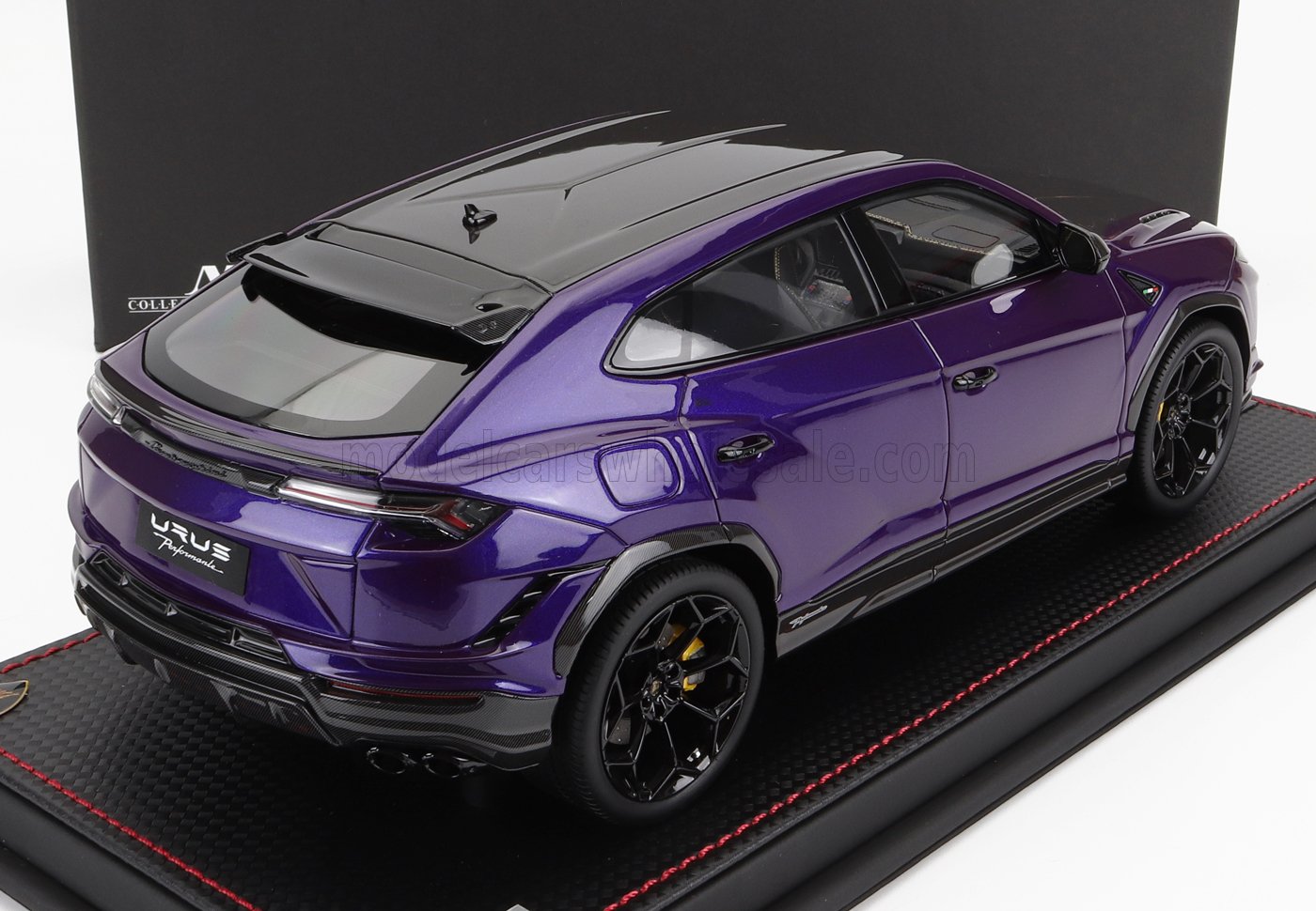 MR-MODELS - 1/18 - LAMBORGHINI - URUS PERFORMANTE 2022 - CON VETRINA - WITH SHOWCASE - VIOLA MITHRAS - PURPLE CARBON