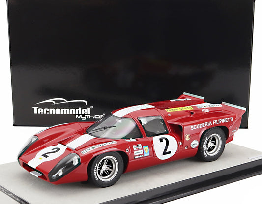 TECNOMODEL - LOLA - T70 MK3B GT 5.0L V8 TEAM SCUDERIA FILIPINETTI N 2 24h LE MANS 1969 J.BONNIER - M.GREGORY