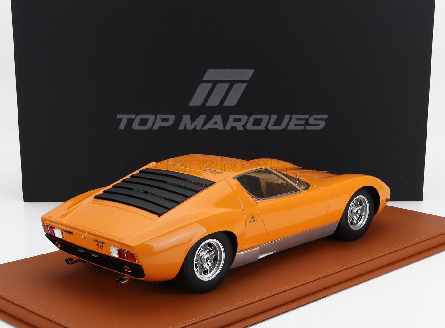 TOPMARQUES - 1/12 - LAMBORGHINI - MIURA SV 1971 - MIURA ORANGE