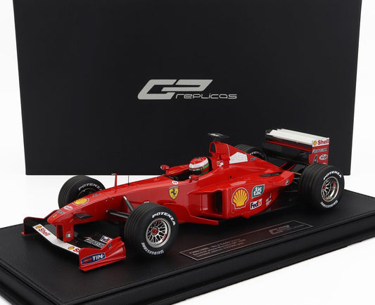 GP-REPLICAS - 1/18 - FERRARI - F1 F399 SCUDERIA FERRARI N 4 2nd MONACO GP MONTECARLO (with pilot figure) 1999 EDDIE IRVINE - RED