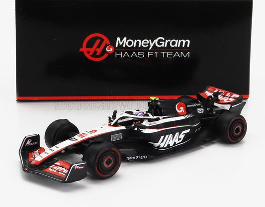 SPARK-MODEL - 1/64 - HAAS - F1 FW23 TEAM MONEYGRAM HAAS N 27 SEASON 2023 NICO HULKENBERG - WHITE BLACK RED