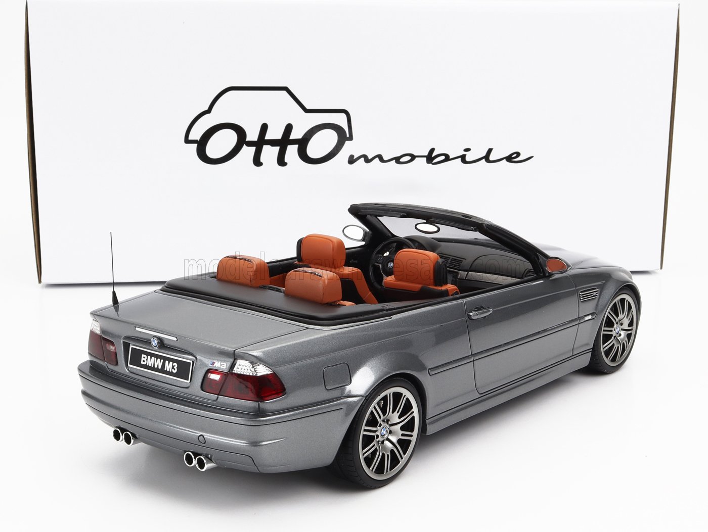 OTTO-MOBILE - 1/18 - BMW - 3-SERIES M3 (E46) CABRIOLET 2004 - GREY