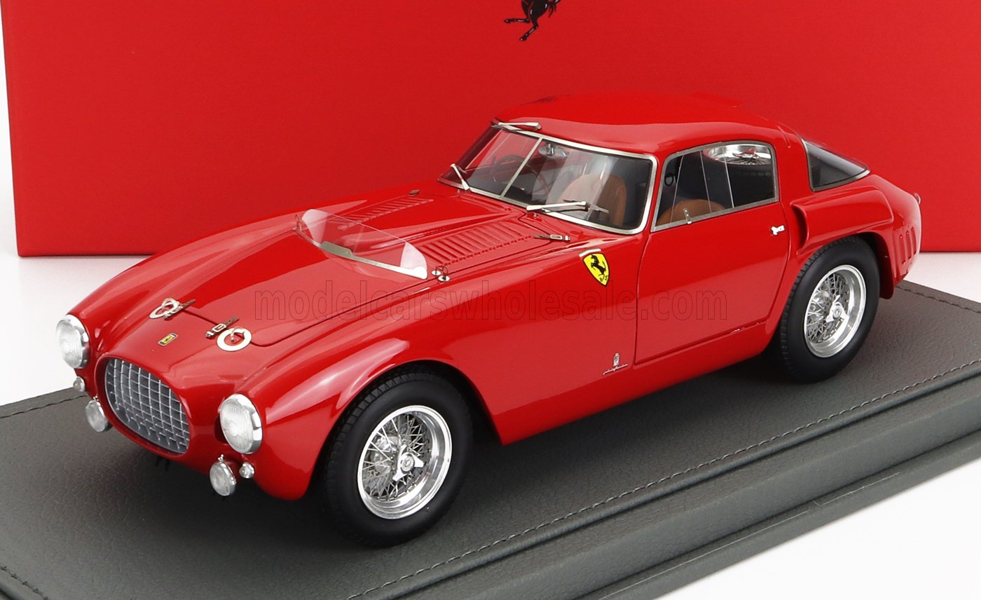 BBR-MODELS - 1/18 - FERRARI - 340MM s/n0318 1953 - CON VETRINA - WITH SHOWCASE - RED