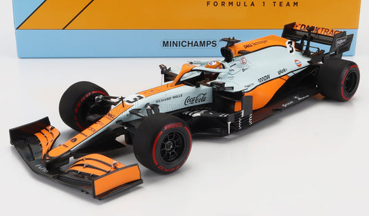 MINICHAMPS - McLAREN - F1 MCL35L MERCEDES M12 EQ POWER+ TEAM MCLAREN N 3 MONACO GP 2021 DANIEL RICCIARDO