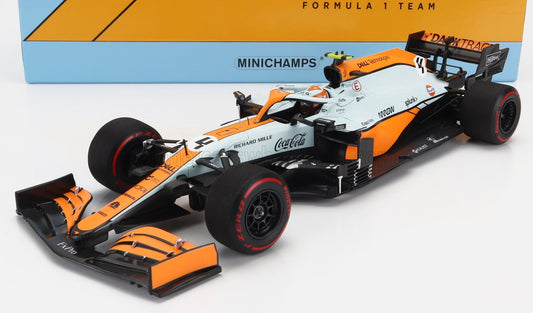 MINICHAMPS - McLAREN - F1 MCL35L MERCEDES M12 EQ POWER+ TEAM MCLAREN N 4 3rd MONACO GP 2021 LANDO NORRIS