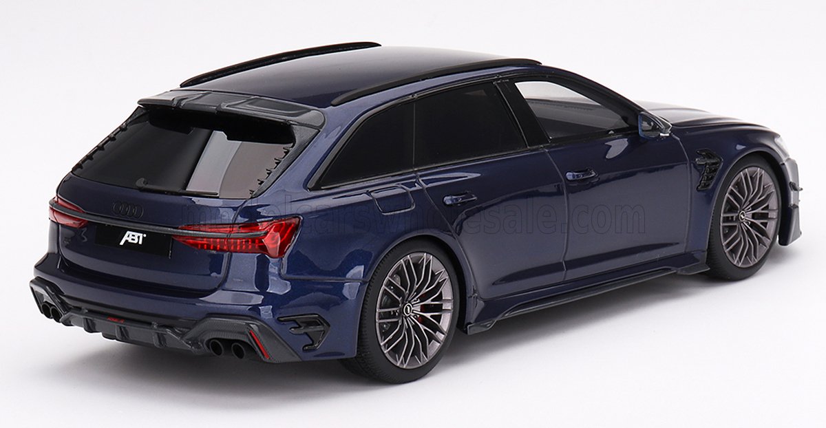 TRUESCALE - 1/18 - AUDI - A6 RS6-R C8 SW STATION WAGON 2022 - BLUE MET