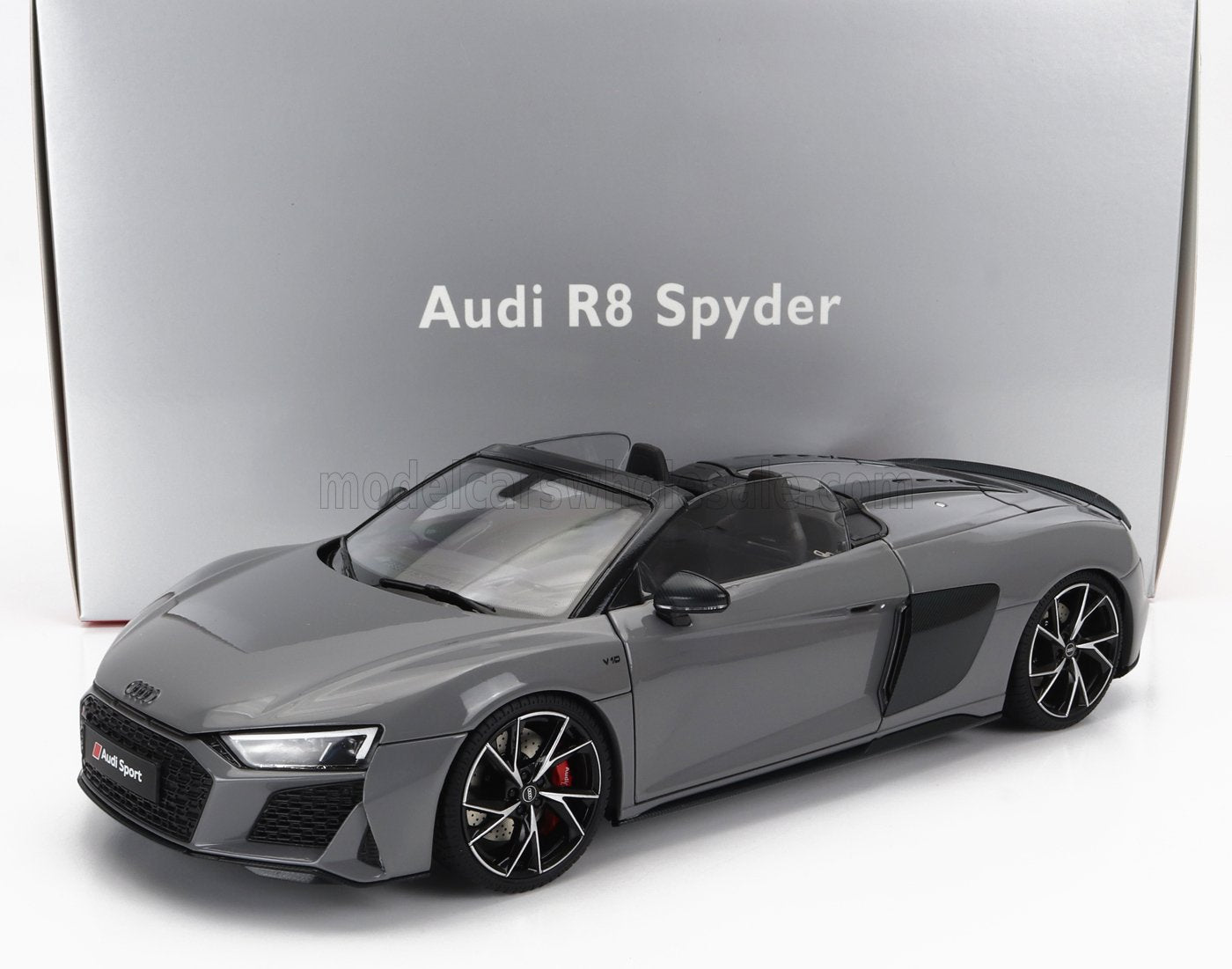 NZG - 1/18 - AUDI - R8 SPIDER PERFORMANCE 2019 - NARDO GREY