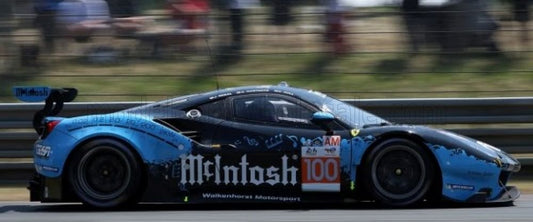 LOOKSMART - FERRARI - 488 GTE EVO 3.9L TURBO V8 TEAM WALKENHORST MOTORSPORT N 100 24h LE MANS 2023 C.HULL - A.HARYANTO - J.SEGAL