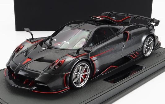 BBR-MODELS - 1/18 - PAGANI - IMOLA 2020 - CON VETRINA - WITH SHOWCASE - DARK GREY MET RED