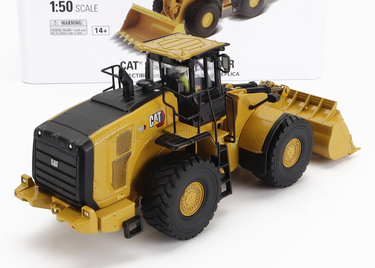 DM-MODELS - CATERPILLAR - CAT980 RUSPA GOMMATA - SCRAPER TRACTOR WHEEL LOADER