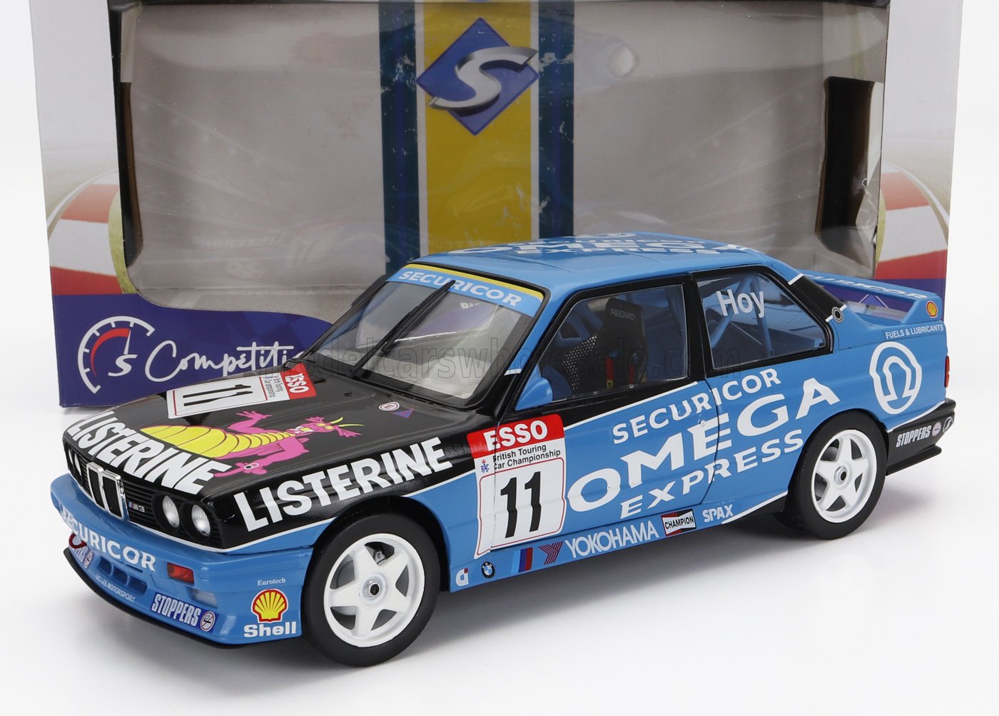 SOLIDO - BMW - 3-SERIES M3 (E30) TEAM VL MOTORSPORT N 11 CHAMPION SEASON BTCC 1991 W.HAY