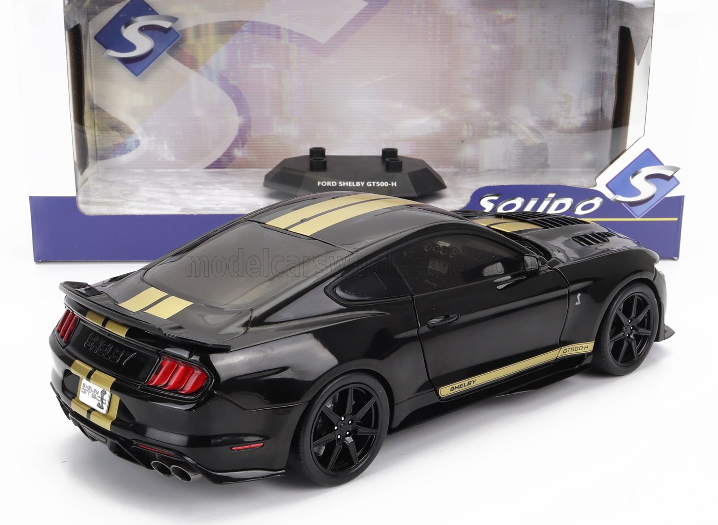 SOLIDO - 1/18 - FORD USA - MUSTANG SHELBY GT500 COUPE 2023 - BLACK