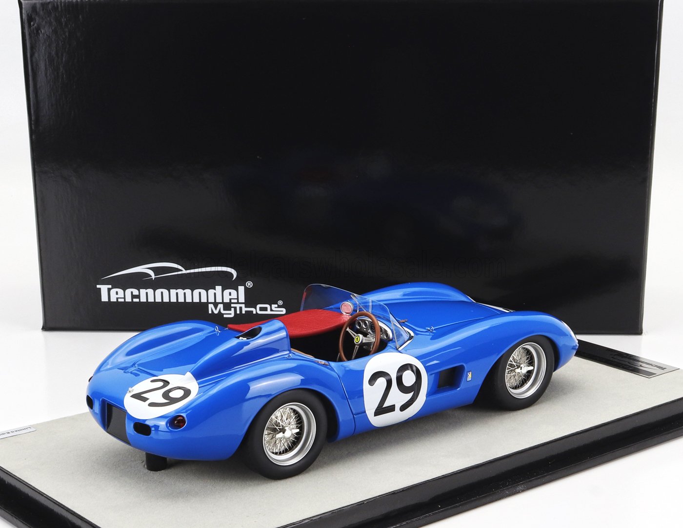 TECNOMODEL - 1/18 - FERRARI - 500 TESTAROSSA TRC N 29 24h LE MANS 1957 F.PICARD - R.GINTHER - BLUE