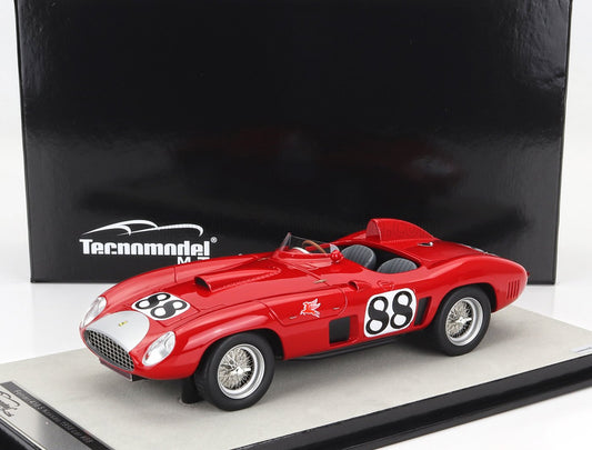 TECNOMODEL - 1/18 - FERRARI - 410S JOHN EDGAR FERRARI USA N 88 WINNER NASSAU 1958 B.KESSLER - RED