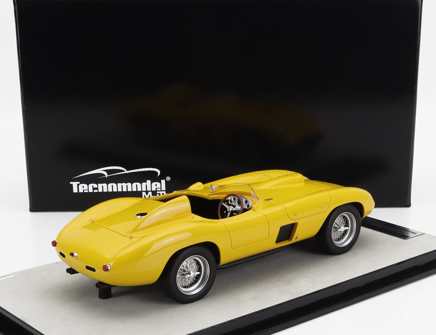 TECNOMODEL - 1/18 - FERRARI - 410S PRESS VERSION 1956 - GIALLO MODENA