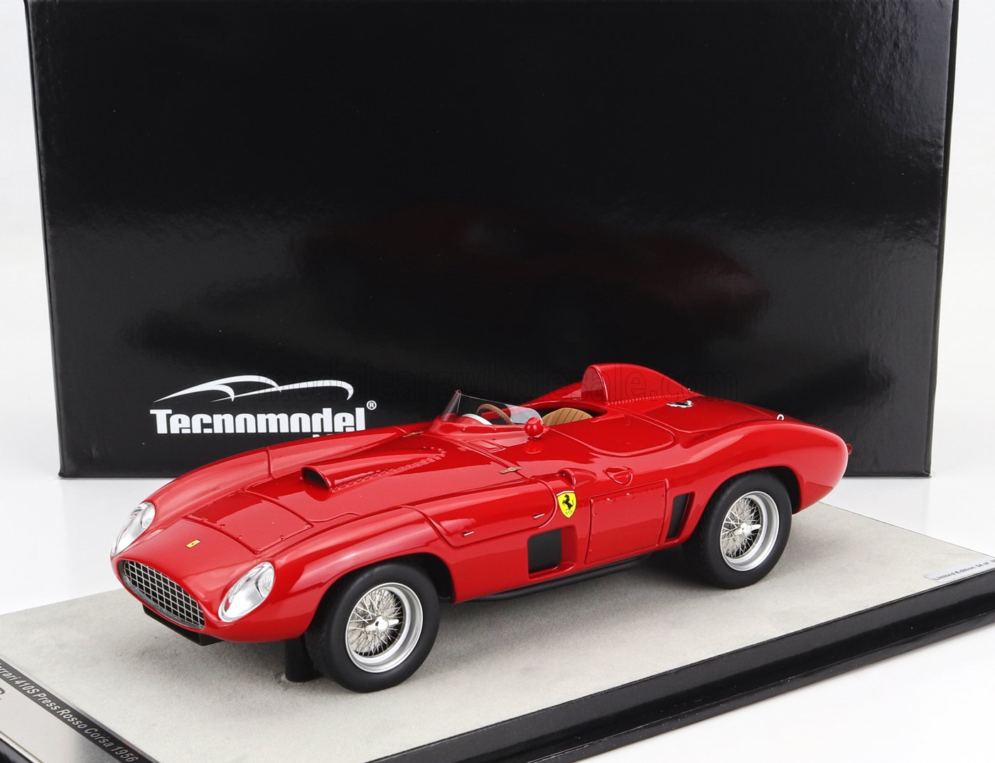 TECNOMODEL - 1/18 - FERRARI - 410S PRESS VERSION 1956 - ROSSO CORSA