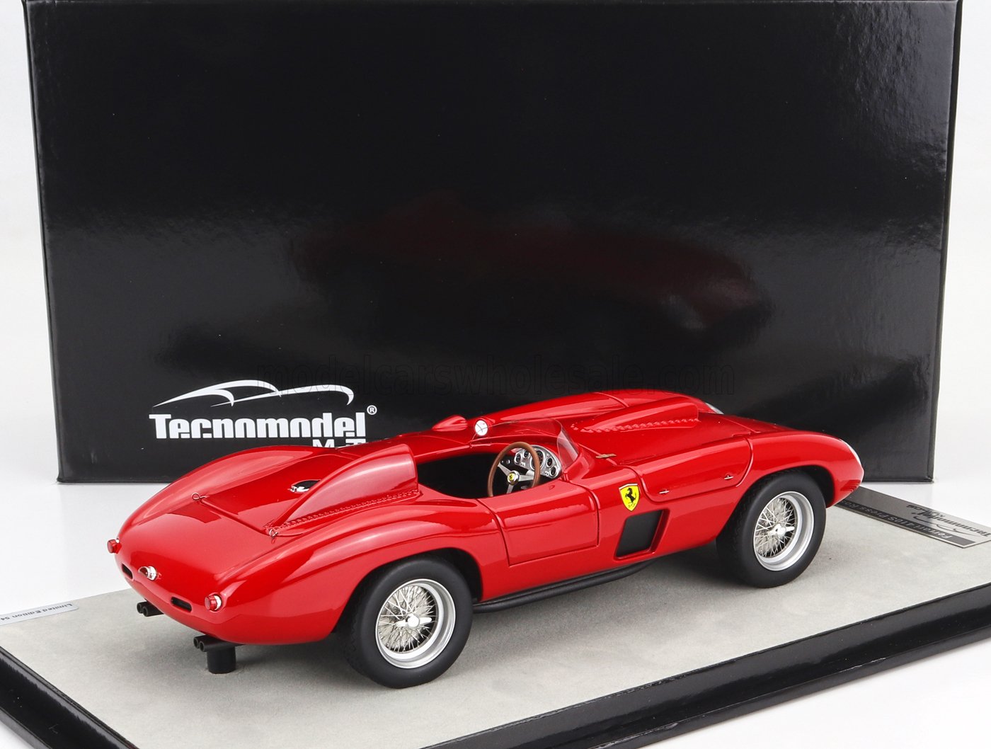 TECNOMODEL - 1/18 - FERRARI - 410S PRESS VERSION 1956 - ROSSO CORSA