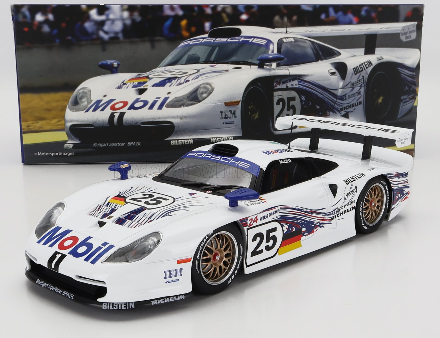 WERK83 - PORSCHE - 911 3.2L GT1 EVO TEAM PORSCHE AG N 25 24h LE MANS 1997 H.J.STUCK - T.BOUTSEN - B.WOLLEK