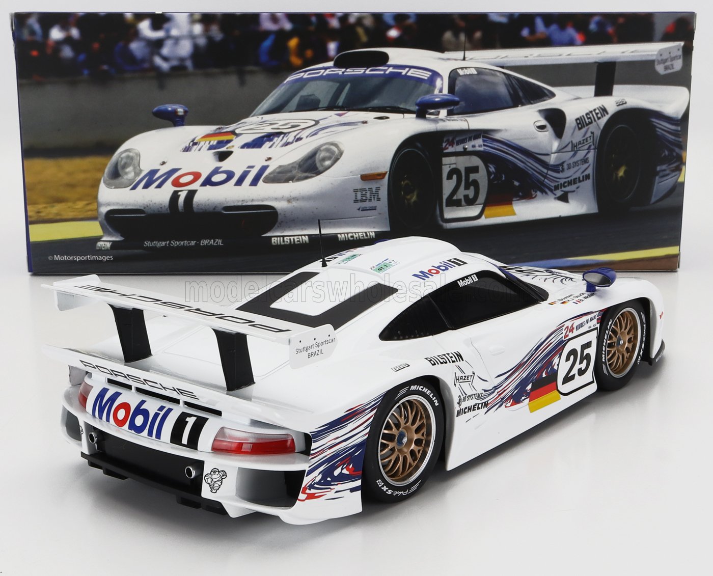 WERK83 - PORSCHE - 911 3.2L GT1 EVO TEAM PORSCHE AG N 25 24h LE MANS 1997 H.J.STUCK - T.BOUTSEN - B.WOLLEK