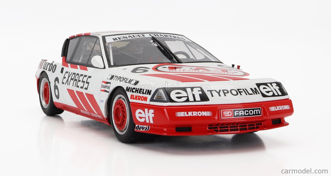 OTTO-MOBILE - 1/18 - RENAULT - GTA ALPINE N 6 EUROPA CUP 1987 J.GOUHIER - WHITE RED