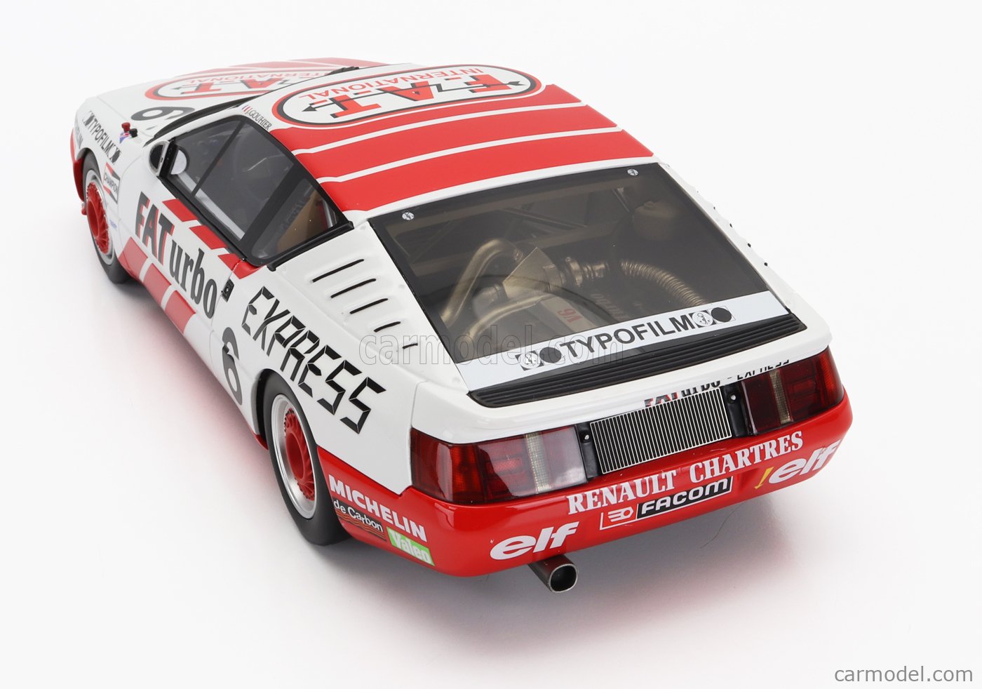 OTTO-MOBILE - 1/18 - RENAULT - GTA ALPINE N 6 EUROPA CUP 1987 J.GOUHIER - WHITE RED