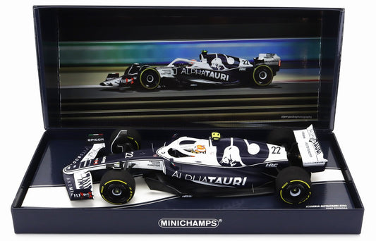 MINICHAMPS - ALPHA TAURI - F1 AT03 HONDA TEAM ALPHA TAURI N 22 BAHRAIN GP 2022 YUKI TSUNODA