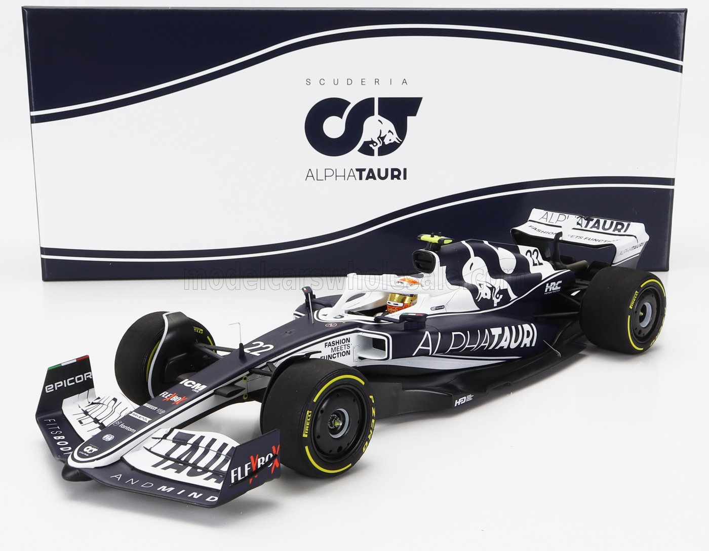 MINICHAMPS - ALPHA TAURI - F1 AT03 HONDA TEAM ALPHA TAURI N 22 BAHRAIN GP 2022 YUKI TSUNODA