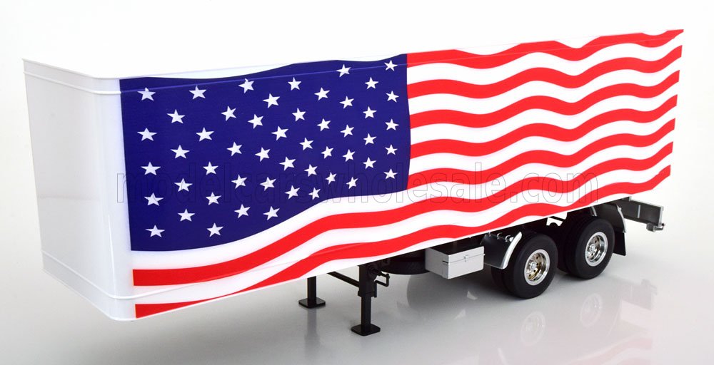 ROAD-KINGS - TRAILER - TRAILER FOR TRUCK STARS & STRIPES LIVERY - RIMORCHIO