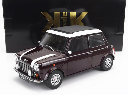 KK-SCALE - 1/12 - MINI - COOPER SUNROOF RHD 1992 - PURPLE WHITE