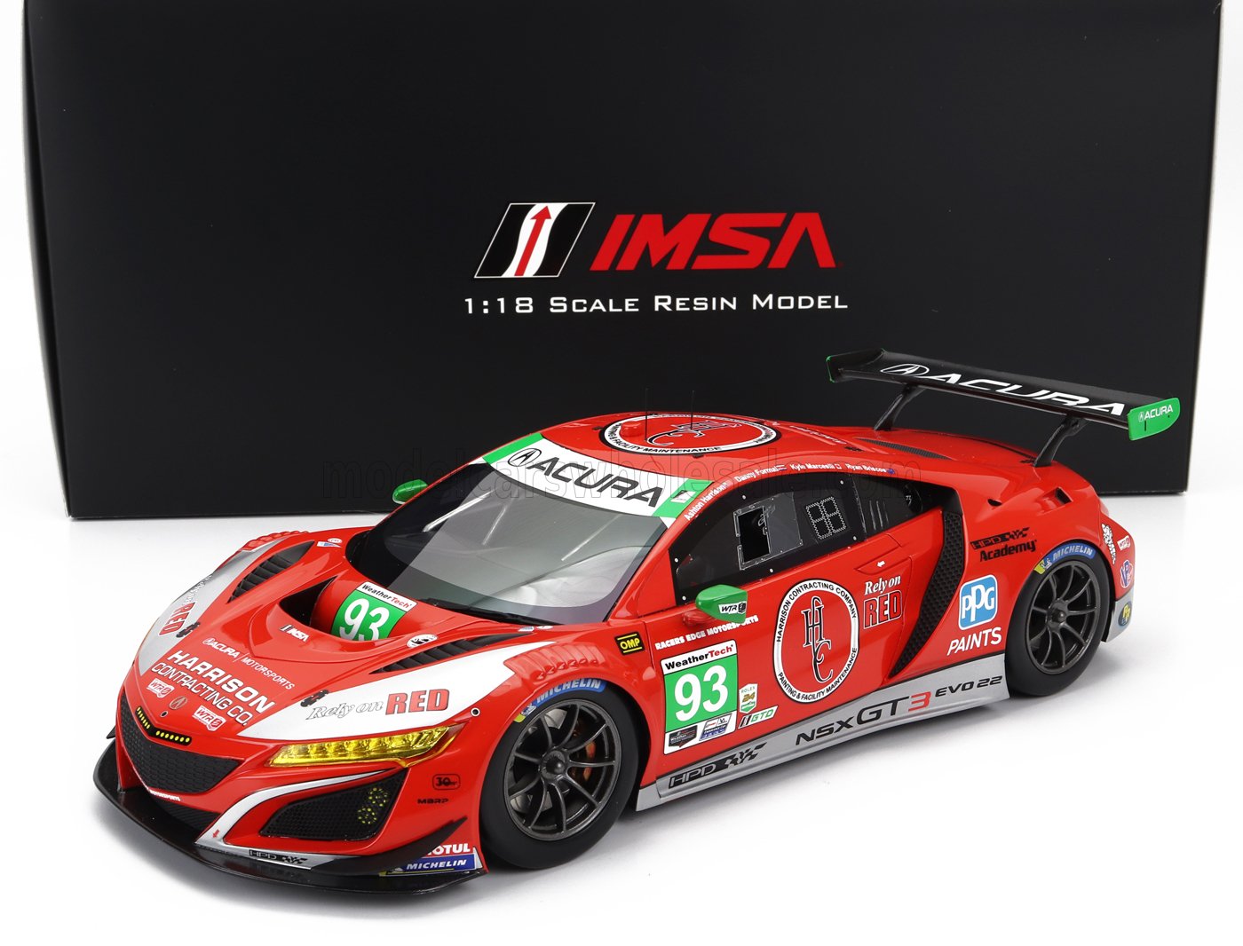 TRUESCALE - ACURA - NSX GT3 EVO22 TEAM RACERS EDGE N 93 GTD CLASS 24h DAYTONA 2023 R.BRISCOE - D.FORMAL - A.HARRISON - K.MARCELLI