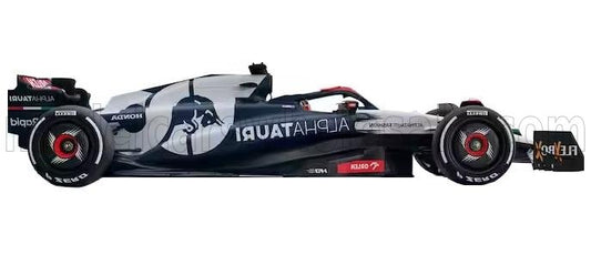 MINICHAMPS - 1/18 - ALPHA TAURI - F1 AT04 TEAM ALPHA TAURI N 3 HUNGARIAN GP 2023 DANIEL RICCIARDO - BLUE WHITE